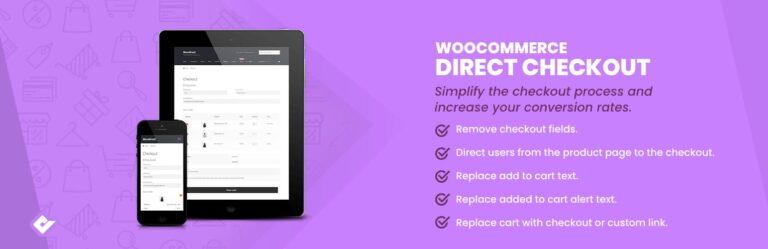 Direct Checkout for WooCommerce плагин для оптимизации оформления товаров Woocommerce