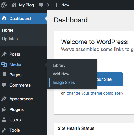 Оптимизация графики в WordPress, отключаем лишние, сжатие, чистка размеров графики